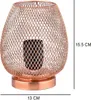 Marrakesch Lampe Nachttischlampe aus Metall 16 cm groß | Produktbild-Vorschau 3