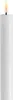 A white LED candle with a flickering flame. Produktbild-Vorschau