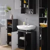 Badmöbel-Set Vicco Irma Anthrazit Hochglanz 4 Teile, mit Produktbild-Vorschau 5