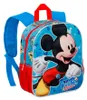 Rugtas voor school, 3D Mickey Mouse Karactermania, blauw, Productafbeelding-voorbeeld 3