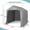 FCH 240X240X210CM Gerätehaus Garagenzelt Carport Folienzelt Produktbild-Vorschau 7