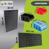 botle® Werkzeugwand Lochwand aus Metall, Stapelboxen + Produktbild-Vorschau 3