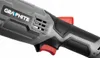 A close-up view of the handle and body of a power tool, showing the brand name and some controls. Podgląd zdjęcia produktu
