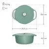 SPRINGLANE Cocotte mit Deckel, Mint, rund, 28 cm, 6 L, Produktbild-Vorschau 2