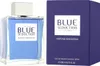 A bottle of Antonio Banderas Blue Seduction for Men eau de toilette and its packaging are displayed side-by-side against a white background. Anteprima dell’immagine prodotto