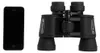 A black smartphone is placed to the left of a pair of black Celestron binoculars on a white background. Náhľad obrázku produktu