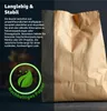 50x braune Beutel 21 x 14 cm Kraftpapiertüten Geschenktüten Produktbild-Vorschau 3
