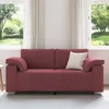 Canapé deux places vidaXL, rouge bordeaux, 180 cm, tissu Voir les images du produit 2