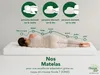 Matelas ergonomique 7 zones en mousse froide | 160 x 200 cm Voir les images du produit 5