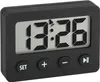 A black digital travel alarm clock with a gray display showing the time 13:26 and a bell icon. Anteprima dell’immagine prodotto