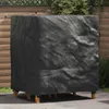 vidaXL Möbelbezug Uni Schwarz 116 x 100 x 120 cm 210D Produktbild-Vorschau 2