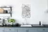 MuchoWow® Poster Kuala Lumpur - Stadtplan - Schwarz und Produktbild-Vorschau 3