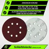 100x Industrie Schleifscheiben Ø125mm 8-Loch K40 Produktbild-Vorschau 5