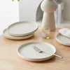 Teller set 4stück Ø21,3 cm Keramik Speiseteller Pastateller Produktbild-Vorschau 10
