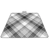 EBRAN TRADE Picknickdecke 200x200 cm Grau-Schwarz, Produktbild-Vorschau 6