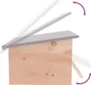 vidaXL Casetta per ricci 45x33x22 cm in legno Anteprima dell’immagine prodotto 6