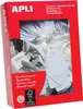 Box 500 weiße Etiketten mit Gewinde 50x70 apli 396 Produktbild-Vorschau 1
