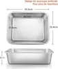 Joyfair Edelstahl Rechteckige Lasagneform 32x25x8cm Produktbild-Vorschau 2