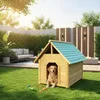 Mucola Hundehütte Outdoor 95CM wetterfest Hundekäfig Holz Produktbild-Vorschau 9