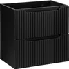 Waschtischunterschrank 60cm Riva mit 2 Schubladen, Schwarz Produktbild-Vorschau 1