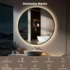 S'AFIELINA Lustro łazienkowe z oświetleniem Okrągłe o Podgląd zdjęcia produktu 9