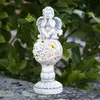 LED Solar Gartenfigur Grabdeko Engel - 1 warmweiße LED - H: Produktbild-Vorschau 6