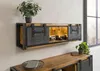 MASSIVMOEBEL24.DE Wandregal Mango / Altholz 130x25x35 natur Produktbild-Vorschau 3
