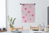 MuchoWow® Wandteppich Wandbehang Ballon - Muster - Rosa Produktbild-Vorschau 4