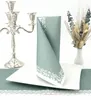 Airlaid Serviette Romantique in Eukalyptus, 40 x 40 cm, 50 Produktbild-Vorschau 4