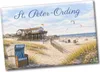 St. Peter-Ording Souvenir Souvenir Magnet Strandkorb Produktbild-Vorschau 1