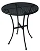 Bolero runder Bistrotisch in schlankem Design Stahl schwarz Produktbild-Vorschau 1