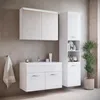 Badplaats Badmöbel Komplettset Paso 02 80 x 40 cm Weiß Produktbild-Vorschau 5