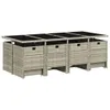The Living Store 13-tlg. Garten-Essgruppe mit Kissen Produktbild-Vorschau 4