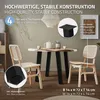 ML-Design sada 4 úhlových stolových noh, 72 cm, lesklá Náhled obrázku produktu 2
