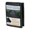 A folded weed membrane product with a label showing a greenhouse with plants. Voir les images du produit