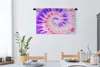 MuchoWow® Wandteppich Wandbehang Sommer - Krawattenfärbung Produktbild-Vorschau 3