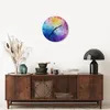 Wanduhr - Rund - Glasuhr - Abstraktion modern - 40x40cm - Produktbild-Vorschau 7