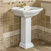 RETRO Klassisches Stand-Waschbecken mit saule-  Keramik Produktbild-Vorschau 2