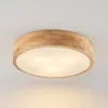 Lindby Deckenlampe Tanju, Ø40 cm, 3-flg., Kautschukholz, Produktbild-Vorschau 4