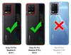 Three phone cases shown side-by-side, indicating compatibility with different phone models. Produktbild-Vorschau