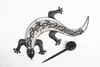 Décoration murale solaire en métal GECKO - 72 cm - Tableau Voir les images du produit 2