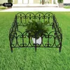 Dekorativer Gartenzaun, Schwarzer Gartenzaun, Durchdachtes Produktbild-Vorschau 4