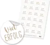 itenga 24x Sticker Aufkleber Viel Erfolg (Motiv 121) latte Produktbild-Vorschau 1