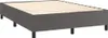 vidaXL Box spring bed frame grey 140x200 cm Imitace kůže Náhled obrázku produktu 3