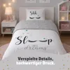 Sweet Dreams Bettwäsche Sleep mit Wimpern & Sterne, Produktbild-Vorschau 6