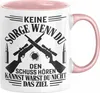 Jäger Tasse Geschenk Keine Sorge Wenn Du DEn Schuss Hören Produktbild-Vorschau 1