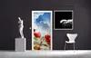 Wallario selbstklebende Türtapete 93 x 205 cm - Mohnblumen Produktbild-Vorschau 2