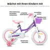 Vélo pour enfant HILAND, modèle fille, 16 pouces, avec Voir les images du produit 2