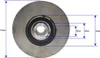 MAR-POL Giunto centrifugo 147x25mm, forato, a 2 nervature Anteprima dell’immagine prodotto 6