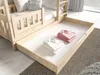 Kinderbett mit Matratze und Schublade, Rausfallschutz, Produktbild-Vorschau 3